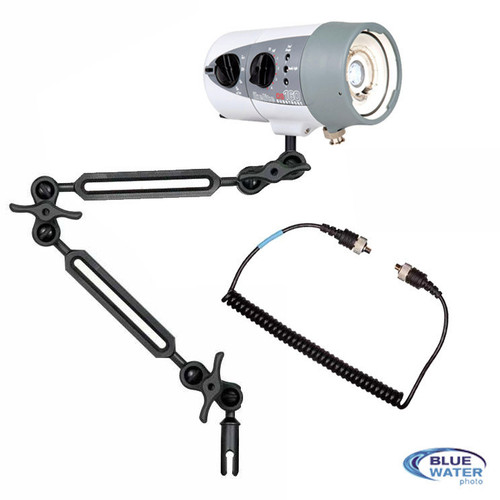 Ikelite DS-160 Strobe, Arm and Sync Cord Package