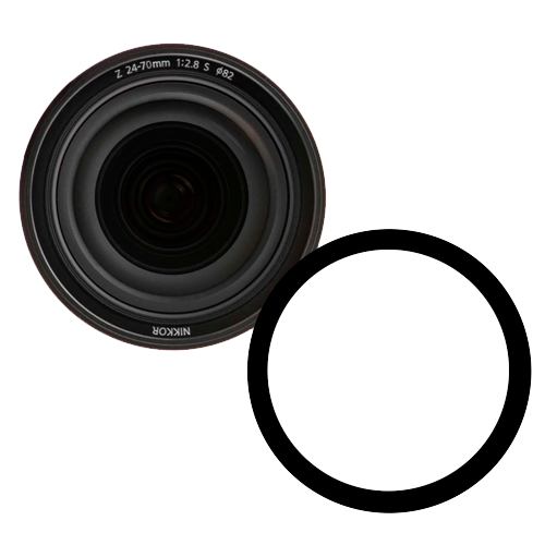 Ikelite Anti-Reflection Ring for Nikon NIKKOR Z 24-70mm F2.8 S Lens